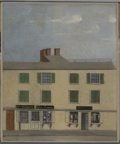The Silversmith Shop of William Homes, Jr. by American School